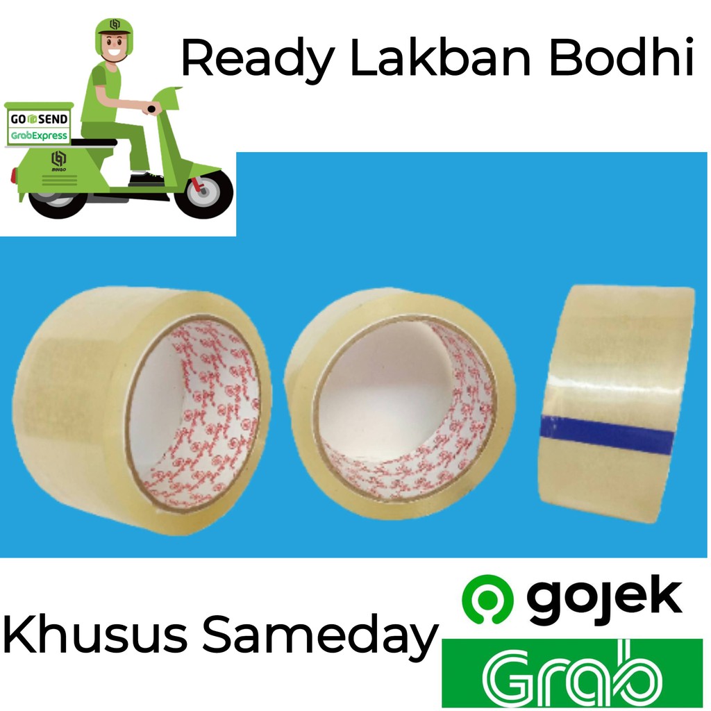 

LAKBAN BENING COKLAT 45mm X 70yard BODHI TAPE KHUSUS GOJEK/GRAB