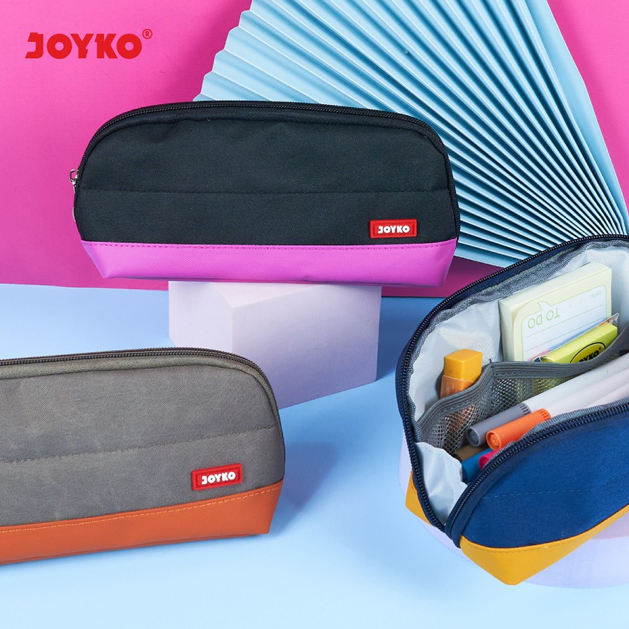 Pencil Case Kotak Tempat Pensil Kain Joyko PC-5005