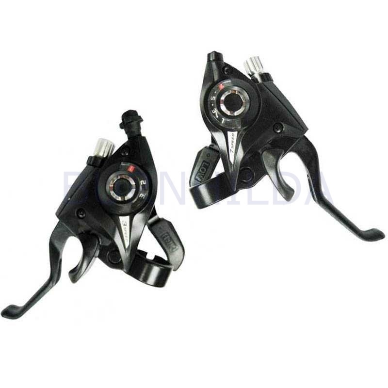 Speed Shifter Handle Brake Rem Sepeda 7 Speed 2 PCS sepeda burnhilda