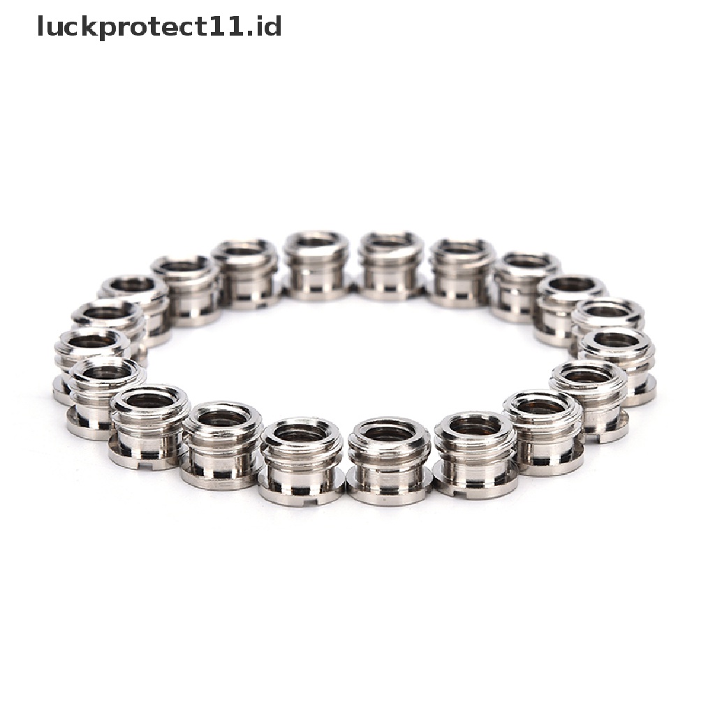//HG&amp;ID// 1Pack (10PCS) SR10 3/8&quot;-16 to 1/4&quot;-20 Reducer Bushing Convert Screw Adapter .