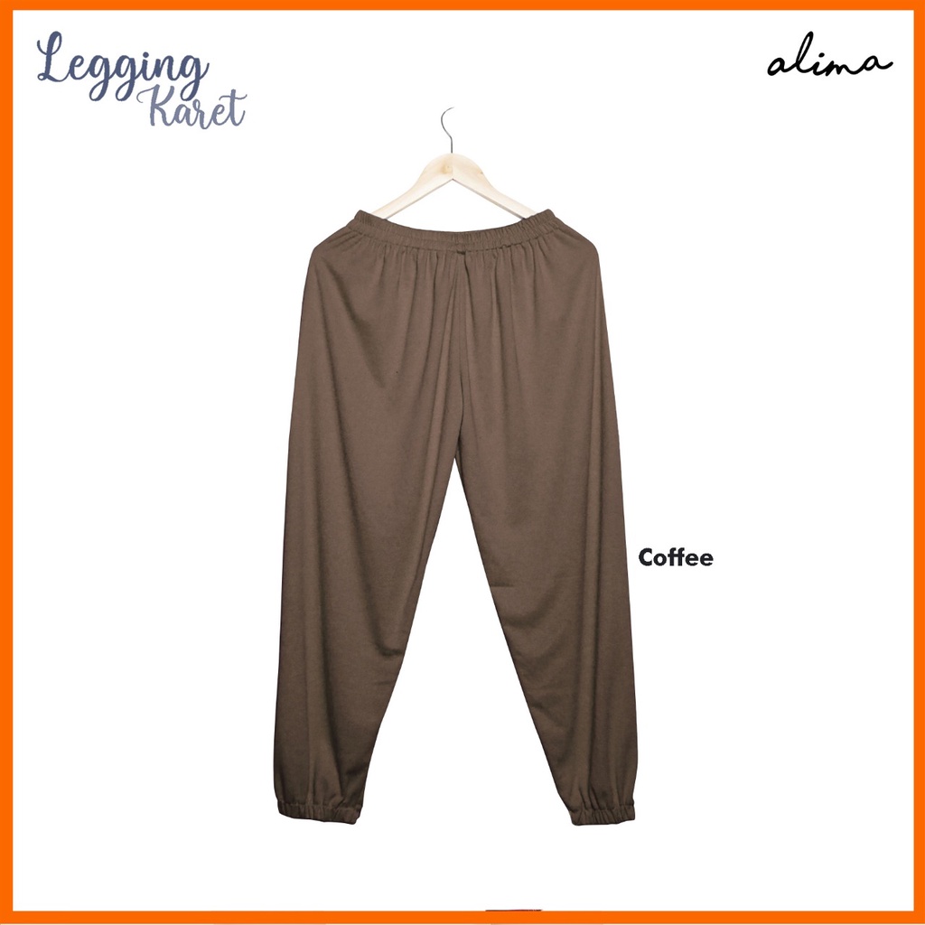 Paket Hemat 4 pcs Legging Kerut Bahan Kaos Spandek Adem dan Murah by Alima Indonesia