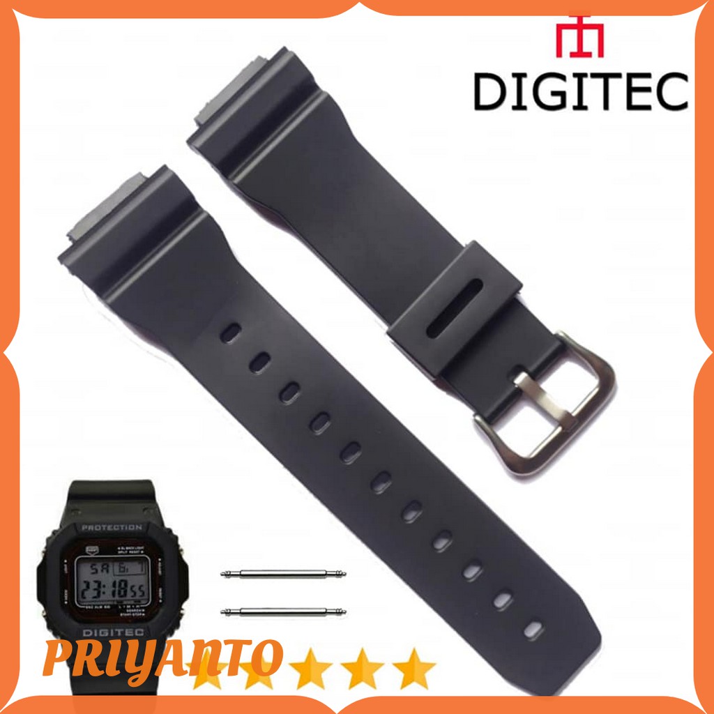 Strap Tali Jam Tangan Rubber Digitec 2024T DG 2024T DIGITEG Dg-2024 Free Pen