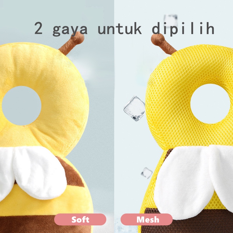 ( FREE BELT ) Bantal Pelindung Kepala Bayi Anti Jatuh / Baby Head Protector Ransel