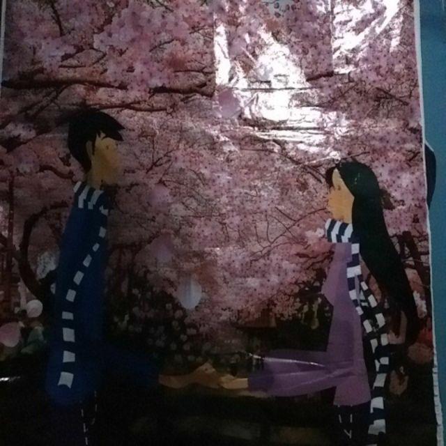 Walpaper Dinding 3d Biru