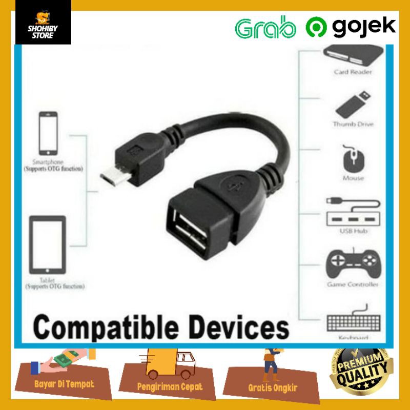 Kabel OTG Micro USB to USB standard for android - USB to Micro OTG