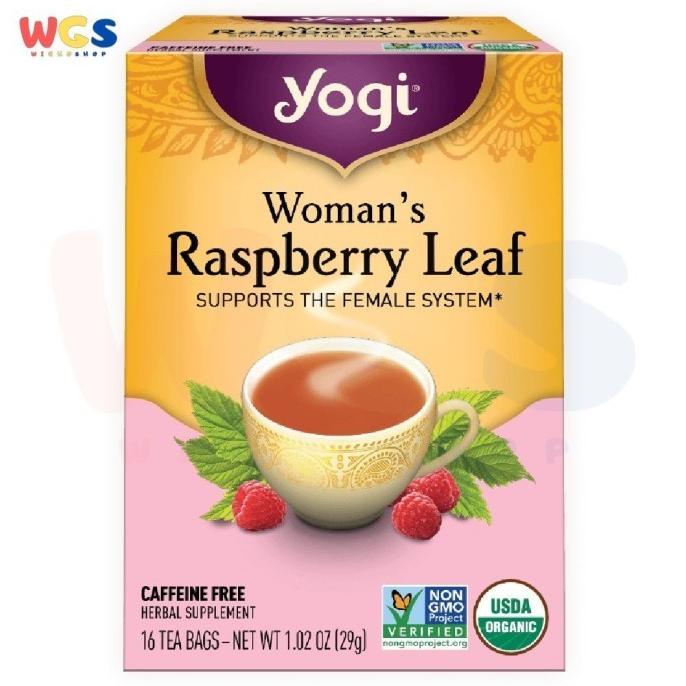 

[COD] Yogi Tea Womans Raspberry Leaf Support The Female System 16 Tea bags [COD]