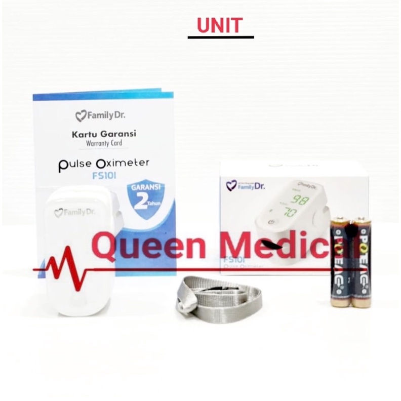 Pulse Oximeter/Saturisasi FamilyDr FS101 Product by Indecore (Omron)