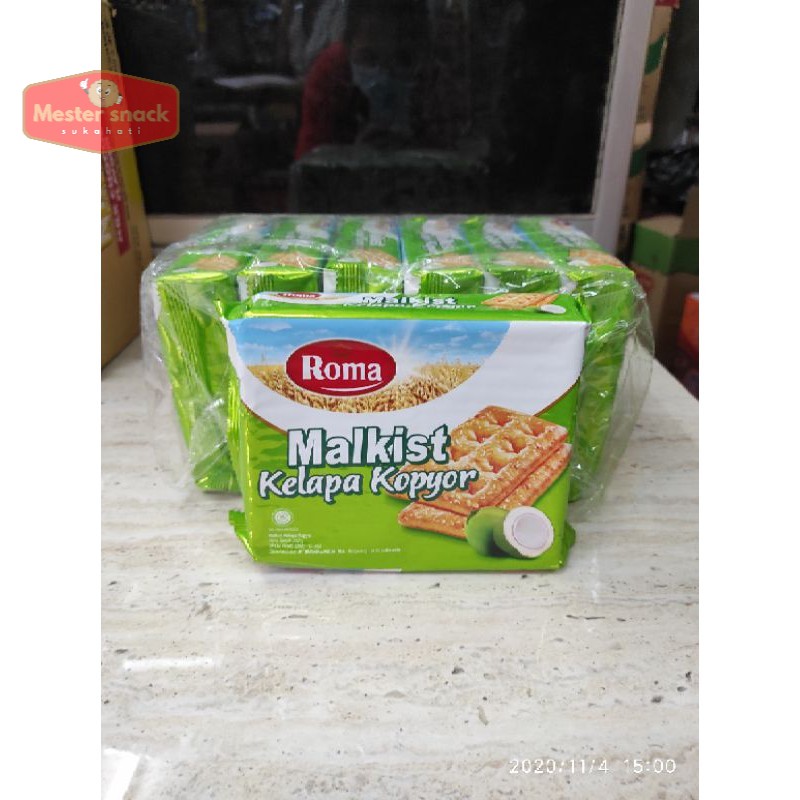 

Roma Malkist Kelapa Kopyor 252 gram (per pcs)