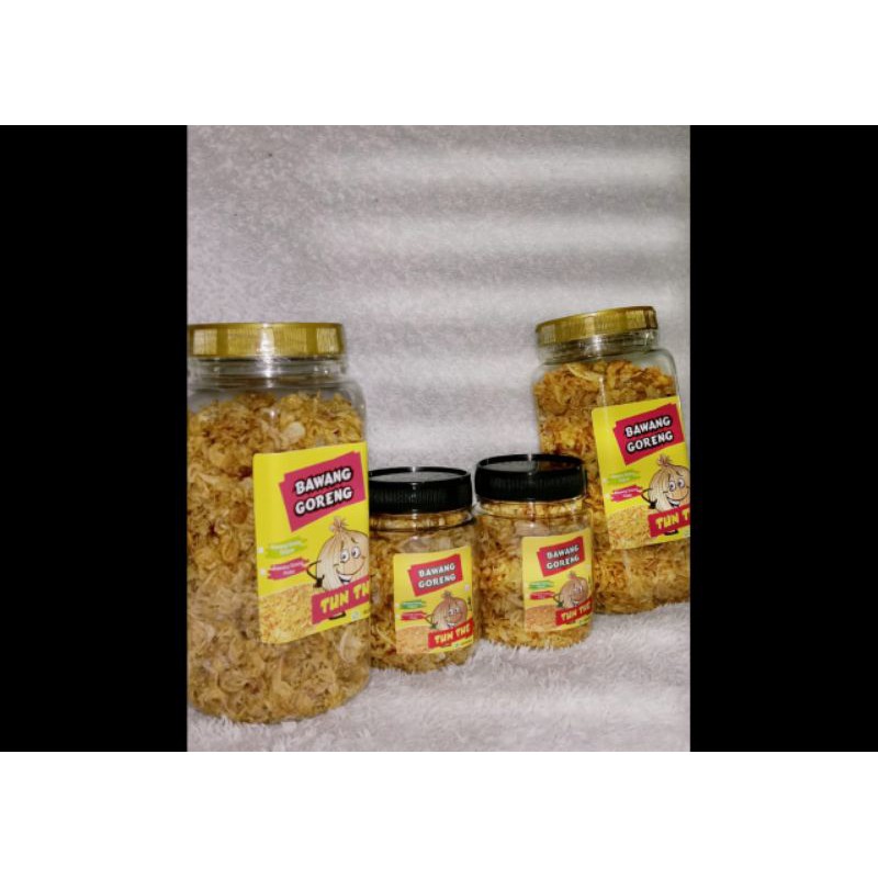 

bawang goreng kemasan toples ukuran 200gr