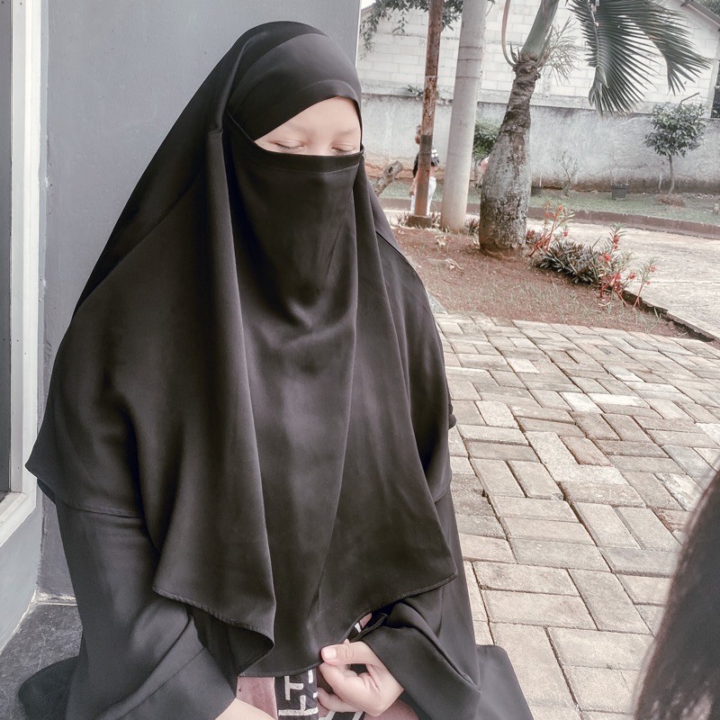 Khimar Pendek / Bergo Jumbo Cadar Niqab