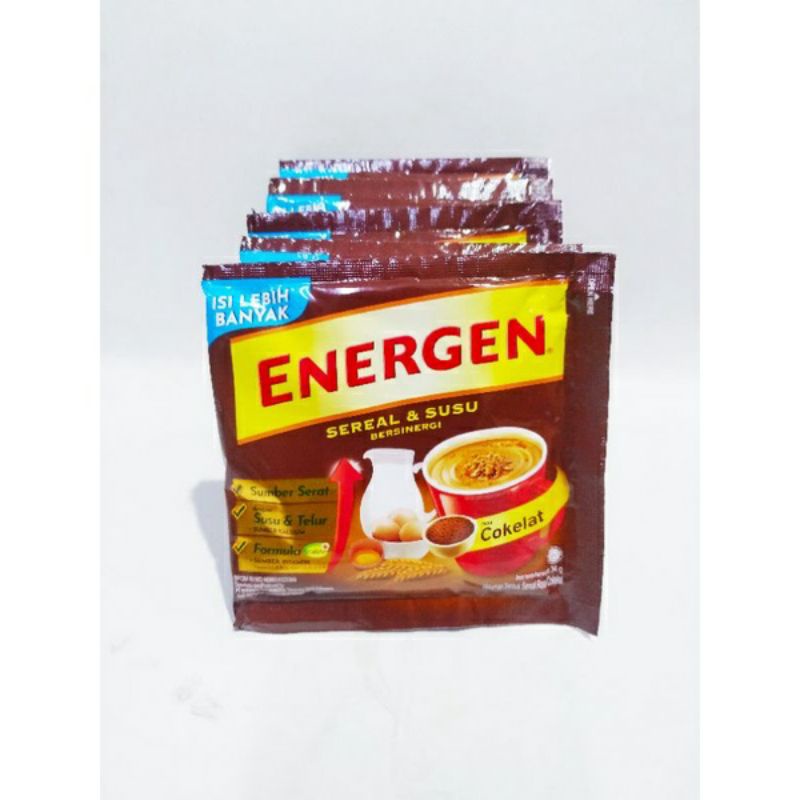 

ENERGEN SEREAL RASA COKELAT RENCENGAN RENTENGAN