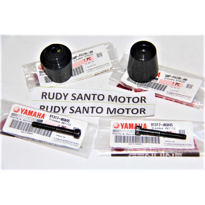 End Grip Bandul Jalu stang Plus baud Rxk Rx King Rxking Scorpio Rxk Original Yamaha-3