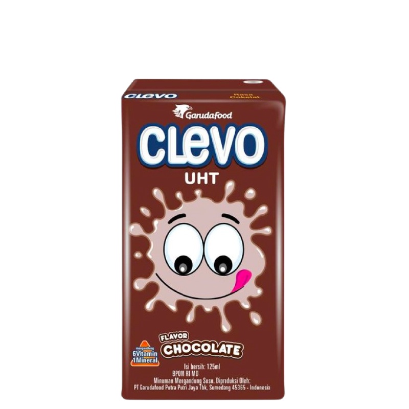 Clevo Susu UHT Rasa Coklat 5 x 115 mL