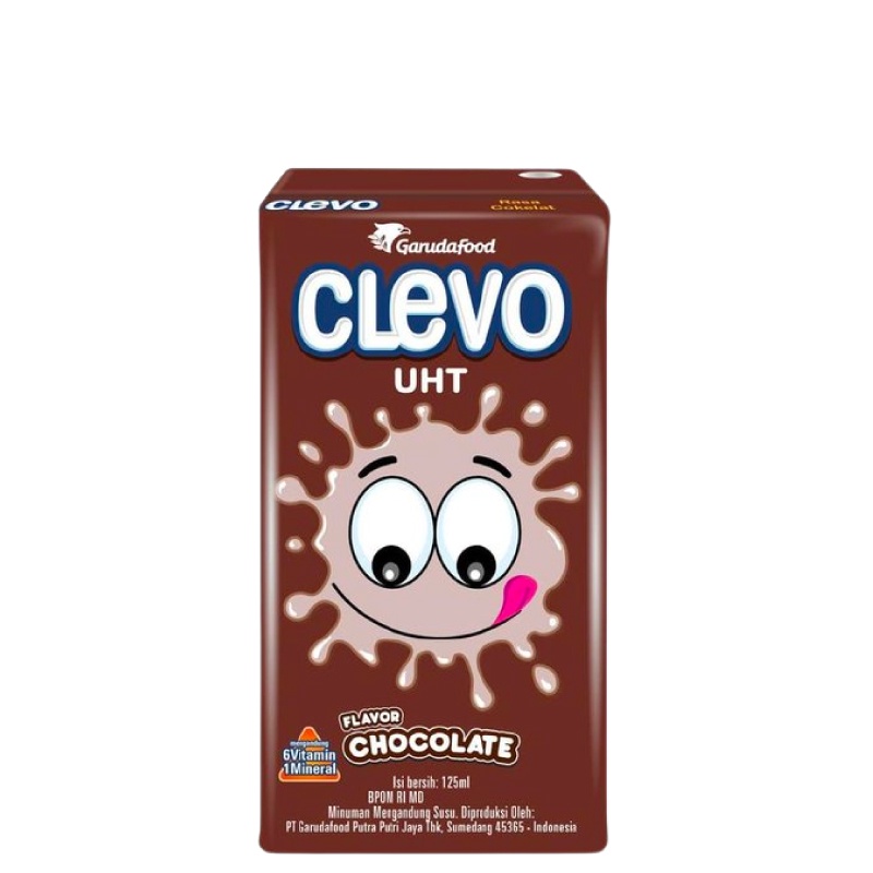 

Clevo Susu UHT Rasa Coklat 5 x 115 mL