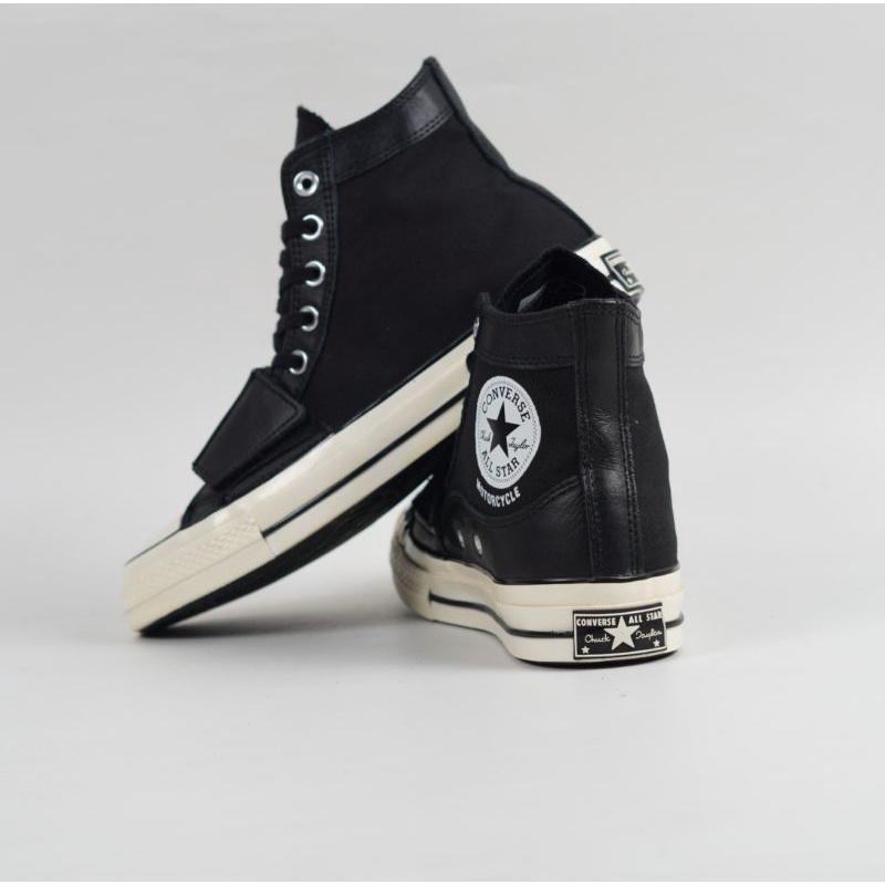 Sepatu Nieghborhood X Converse Chuck Taylor 70s Hi Black White