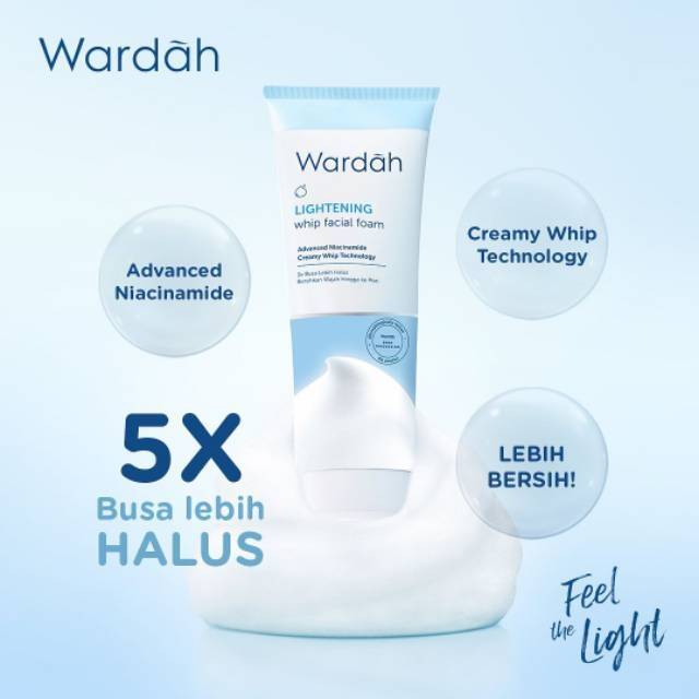 WARDAH Lightening Whip Facial Foam [ Tersedia Ukuran 50ml dan 100ml ]