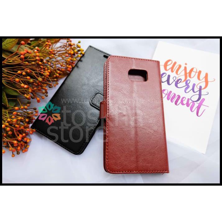 Flip Cover Handphone Wallet Leather Samsung S7 Edge