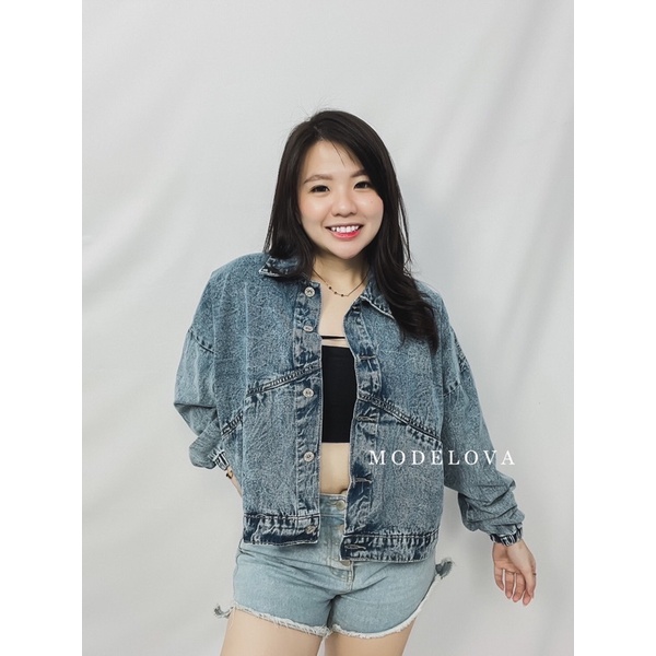 MDLV ~ Jaket Jeans S 4018 Jaket Jeans Cewek Jaket Jeans Premium Jaket Jeans Import Good Quality Women Jeans Jaket Fashion Import