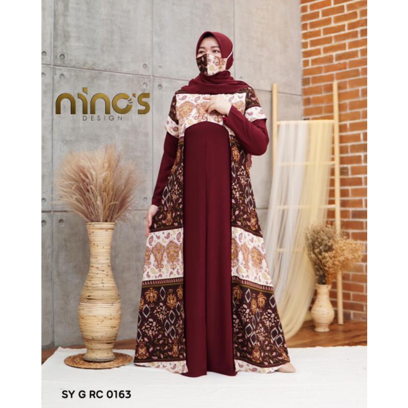 Ready Gamis 0163 ori by Ninos design