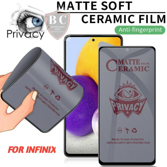 CERAMIC SPY MATTE ANTI GLARE INFINIX NOTE 12 VIP NFC