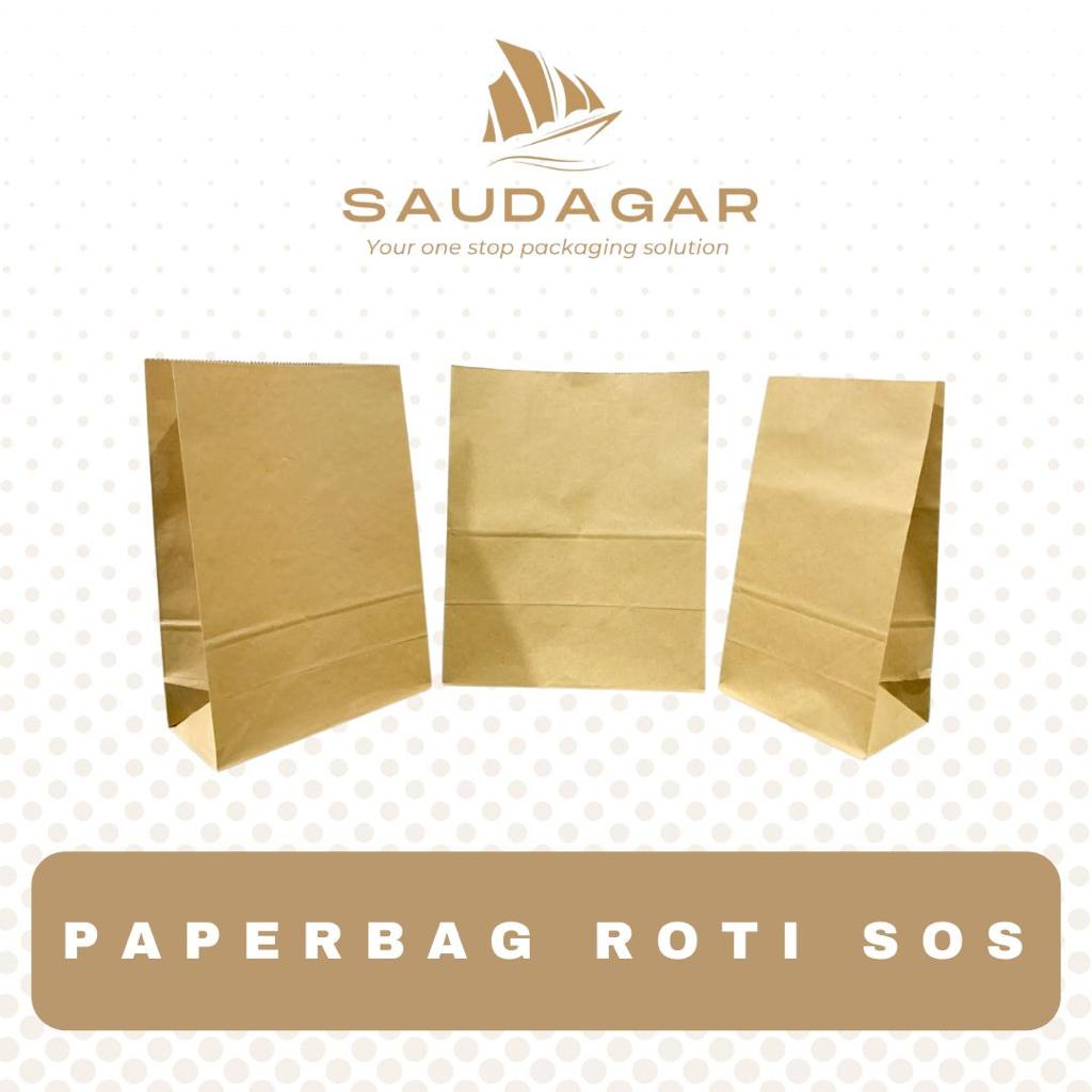 Kantong kertas makanan / roti / food paper bag SOS