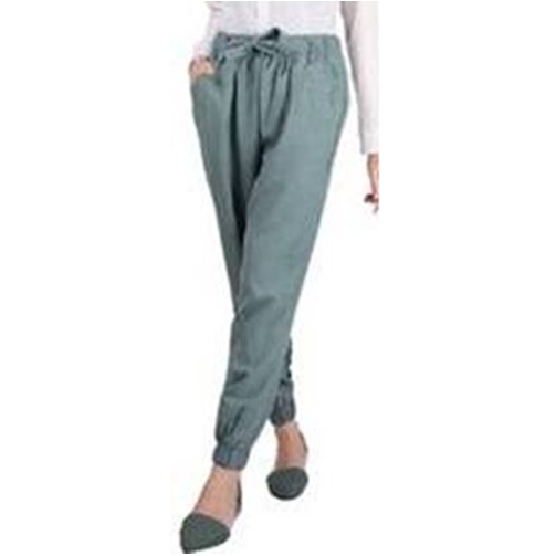 Celana Joger wanita Katun Denim Supernova,Joger Basic Pants, Celana Panjang Wanita