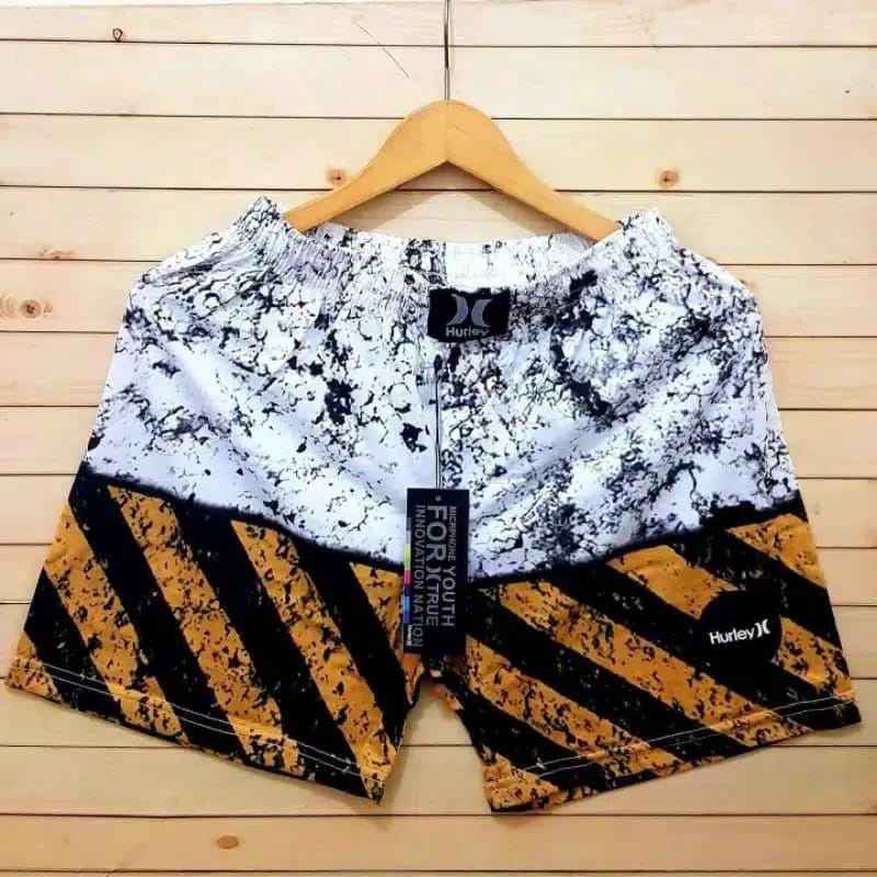 BEST SELLER 1 - BOXER PRIA WANITA| CELANA DALAM PENDEK KOLOR BOXSER PANTAI BAHAN KATUN BOKSER DISTRO SURFING PREMIUM PANTAI SANTAI RENANG COWOK PRIA WANITA CEWEK LAKI LAKI COWO PEREMPUAN REMAJA DEWASA-Hurley