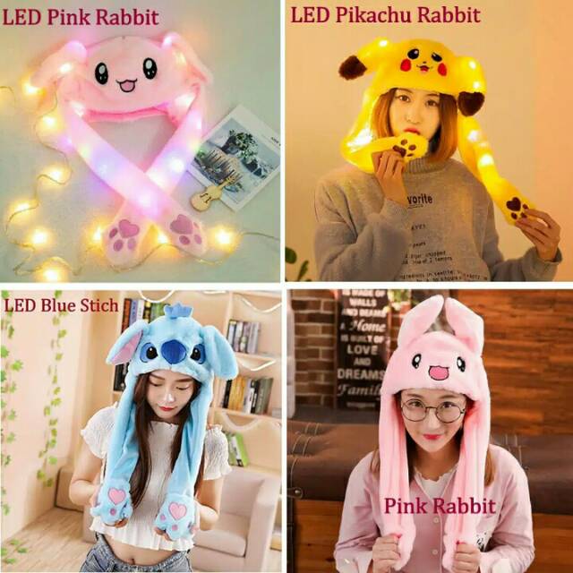 [Promo]Bunny Hat LED Dalam Negeri (Dikirim dari Tangerang)