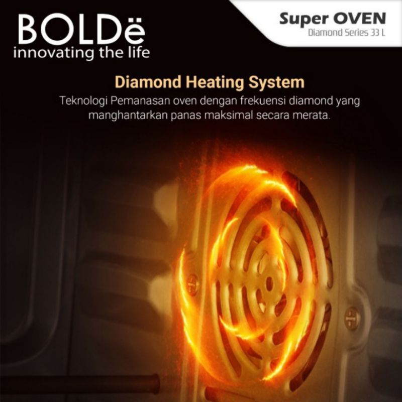 BOLDe Super Oven Digital 33L