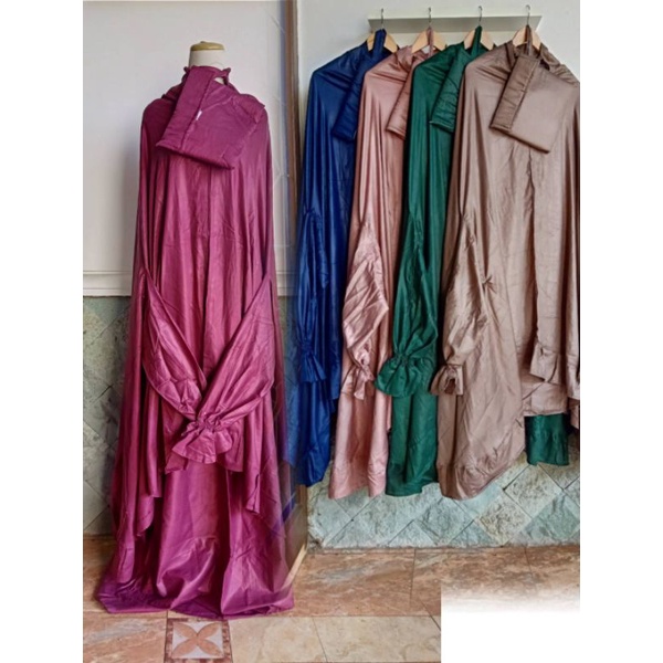 MUKENA SETELAN LENGAN MURAH WARNA POLOS |MUKENA POLOS|MUKENA LENGAN|MUKENA MURAH|MUKENA SETELAN|