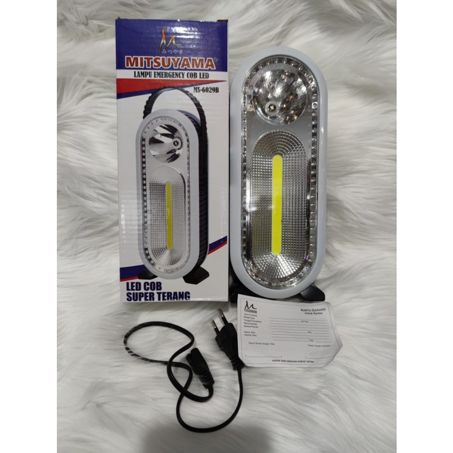 Lampu Emergency Led Mitsuyama MS-6029B Led 1W+COB