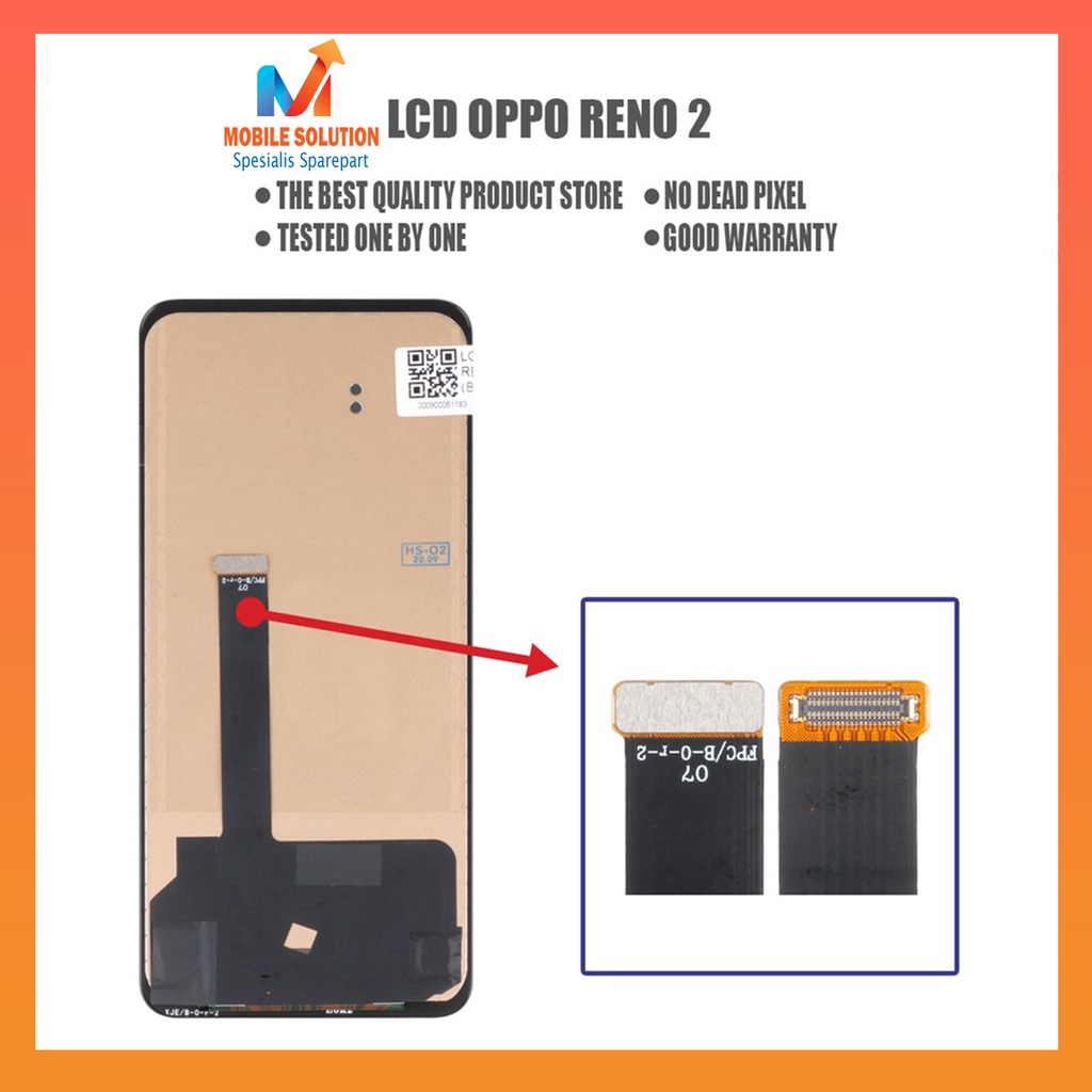 Grosir LCD Oppo Reno 2 ORIGINAL 100% Fullset Touchscreen - Parts Kompatible Dengan Produk Oppo Garansi 1 Bulan