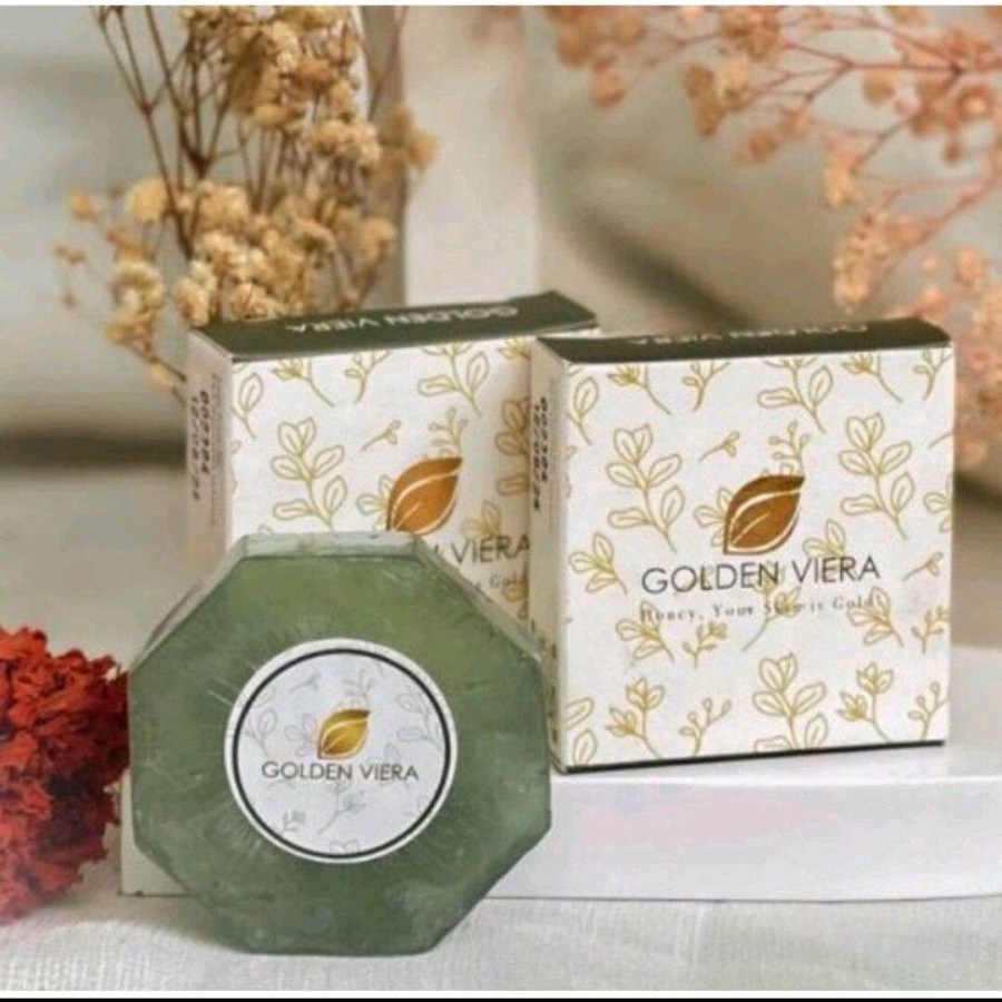 Sabun Golden Viera Soap New Packaging 35gr