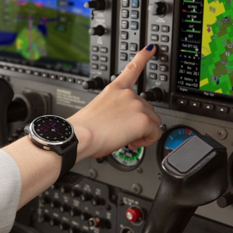 Jam tangan GARMIN AVIATOR D2 Air Black Slate 010-02173-41 Original