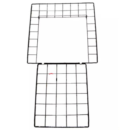 DIY Kandang Hewan Peliharaan / Kandang Kucing Hamster / Kandang Anjing-Pintu Putih 1pcs