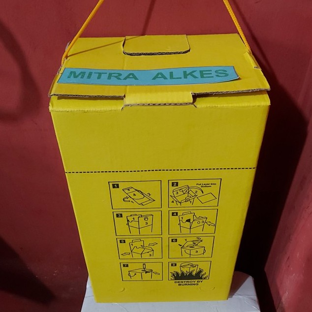 Safety Box 5 Liter. Safety Box 5 L. Tempat Sampah Medis 5 Liter. Sefty Box. Box Sampah Medis 5 Liter