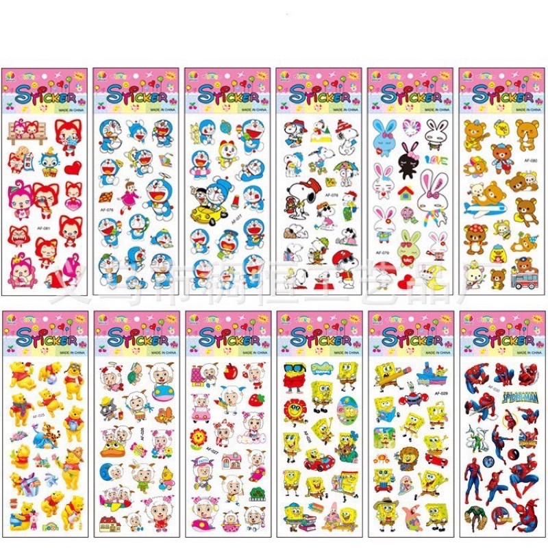 

sticker tempel unik karakter