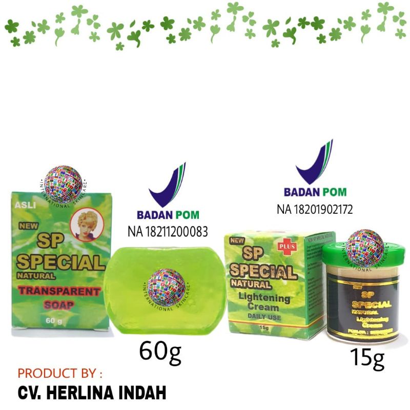 SP Special Natural Green All Product BPOM By CV. Herlina Indah