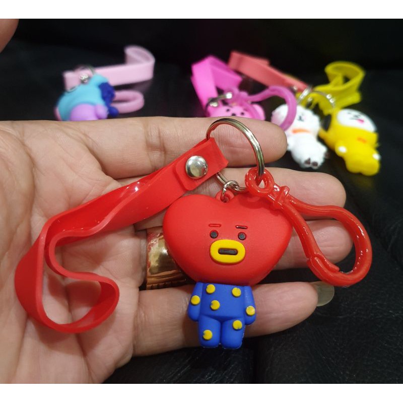 KPOP KEY CHAIN BTS ARMY CUTE CARTOON BT21 BANGTAN