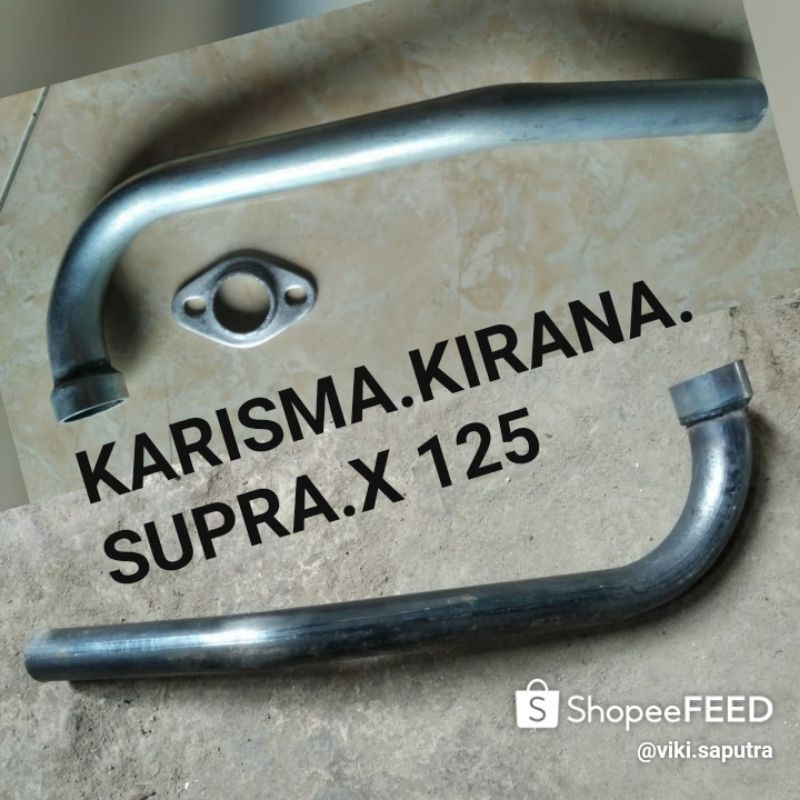 leheran knalpot standar Supra x125 karisma kirana