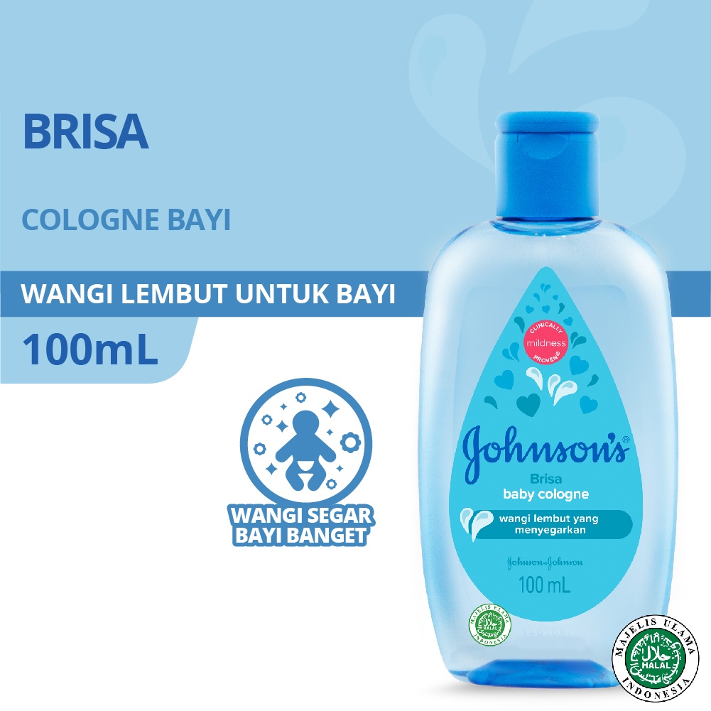 Johnsons Cologne Brisa / Happy Berries / Heaven / Morning Dew / Powder Mist / Slide / Summer Swing 100ml + Bubble Wrap / Toko Makmur Online