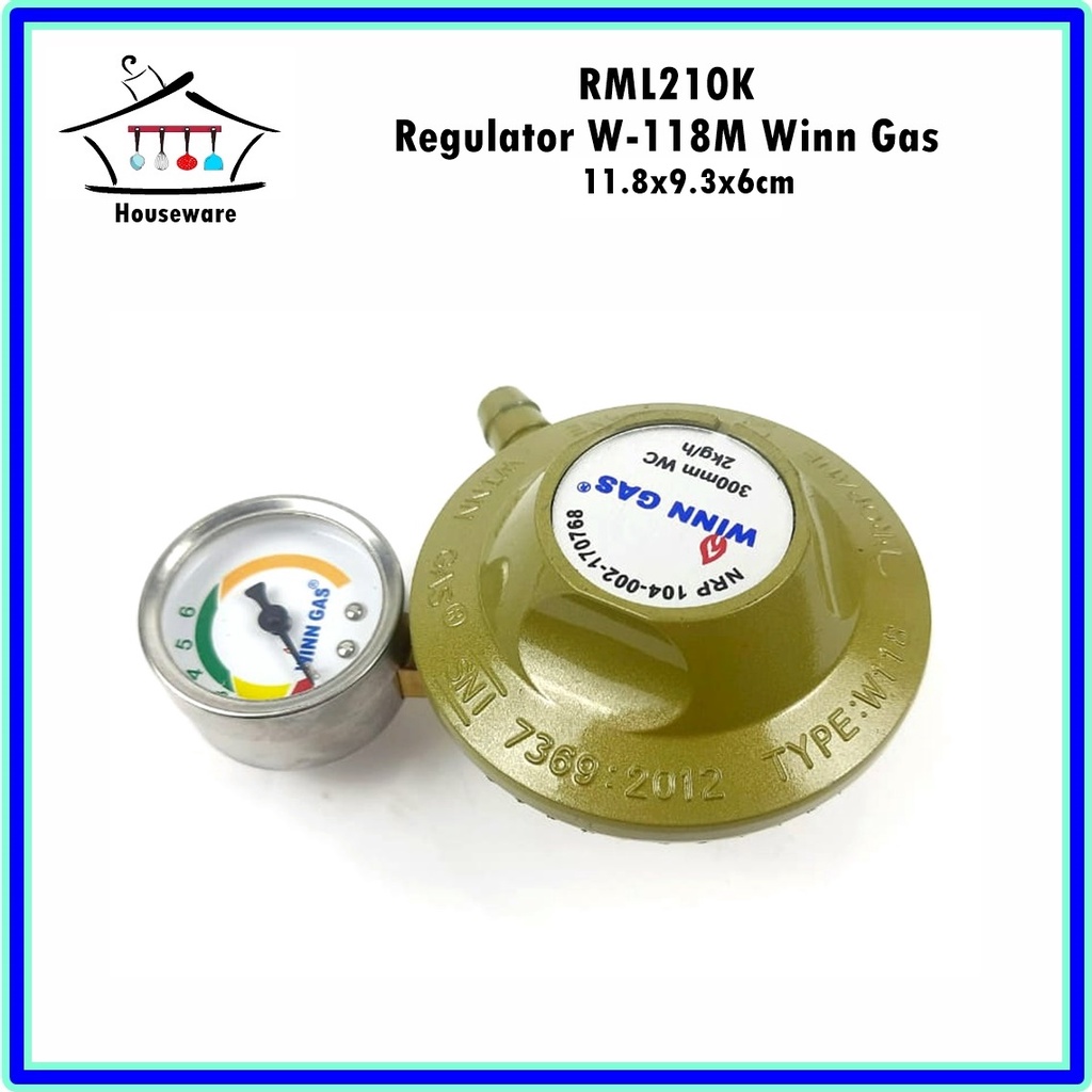 RML210K Regulator/Regulator Meter W-118M Winn Gas