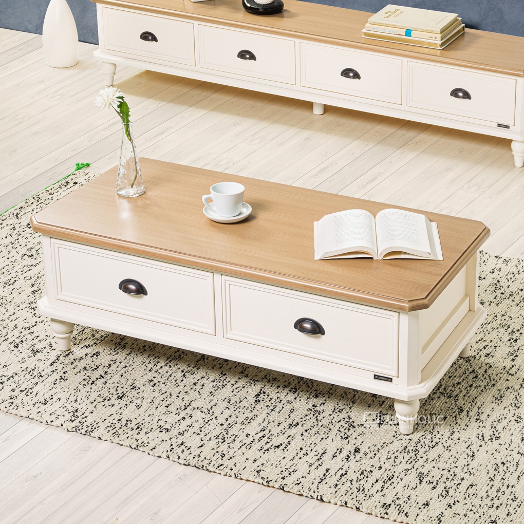 IFURNHOLIC Marsha Sofa Table I Meja Tamu Klasik I Meja Sofa Laci Kayu