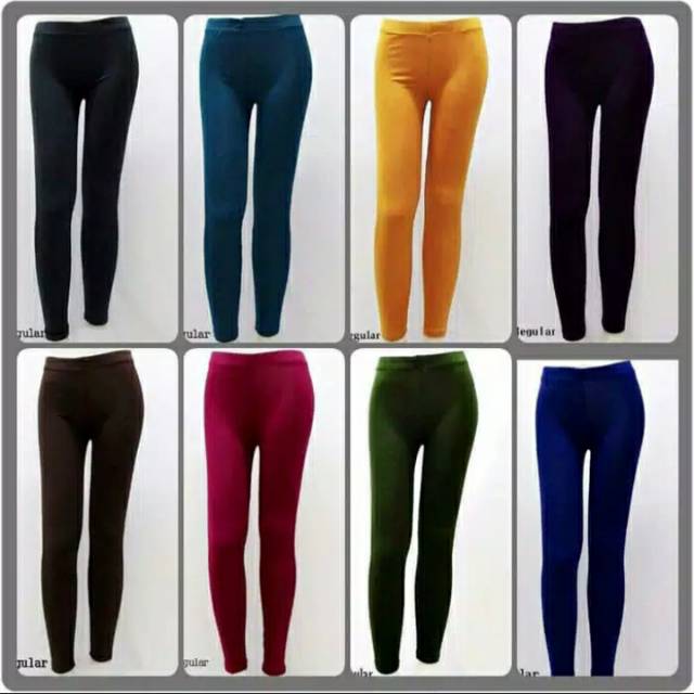 CELANA LEGGING PANJANG ANEKA WARNA SIZE L