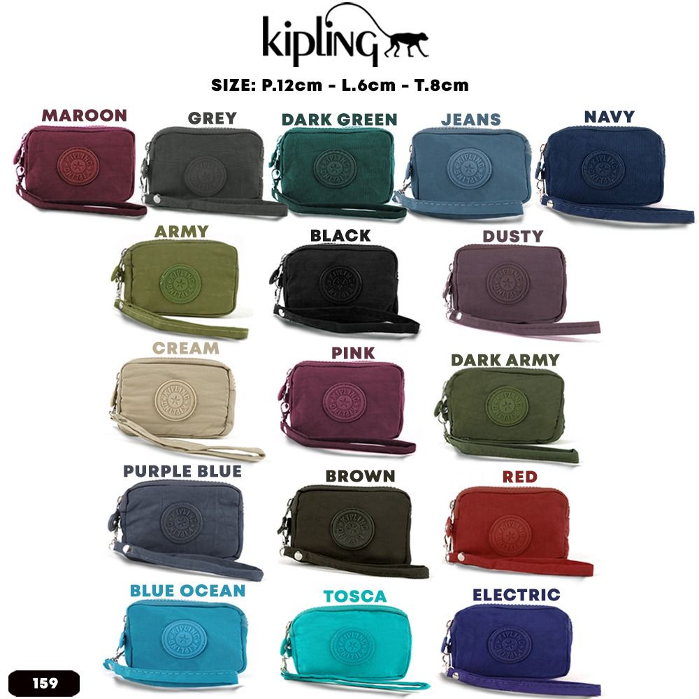 Dompet koin 3 resleting parasut Kp-159