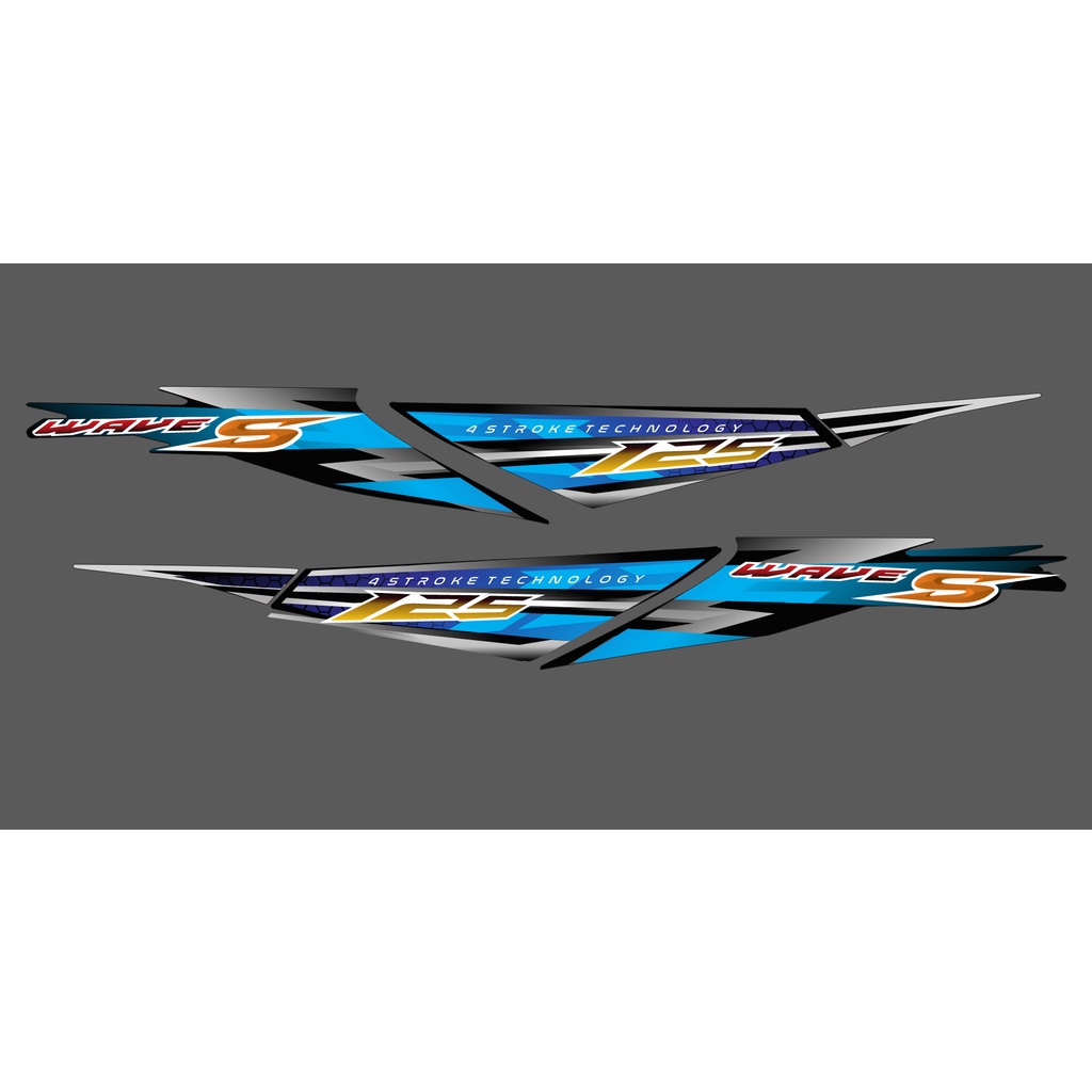 Striping wave 125s supra x 125 old