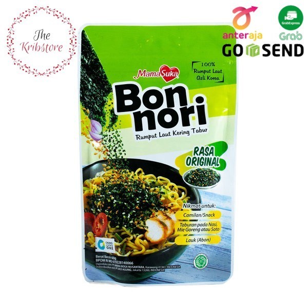 MAMASUKA Mama Suka Bon Nori Bubuk Rumput Laut Rasa Original 60 gr