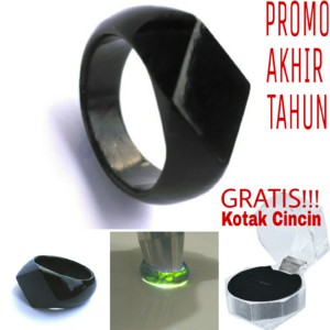 Ring Cincin Giok Black Jade Aceh Terapi Model Diamond