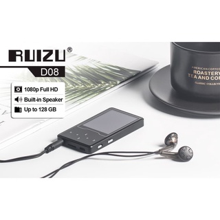 RUIZU D08 FULL METAL 8GB MP3 MP4 Player 1080P SPEAKER DAP X02 ORIGINAL