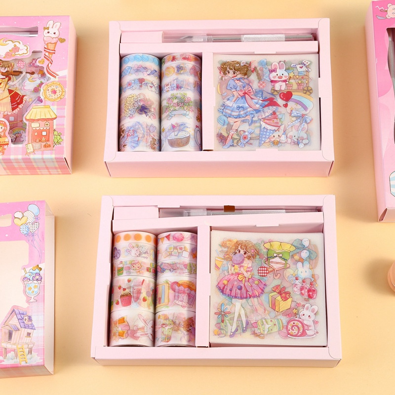 

Agftoys Stiker 1 Set Box Premium Karakter Princess + Cutter Stiker + Roll Stiker